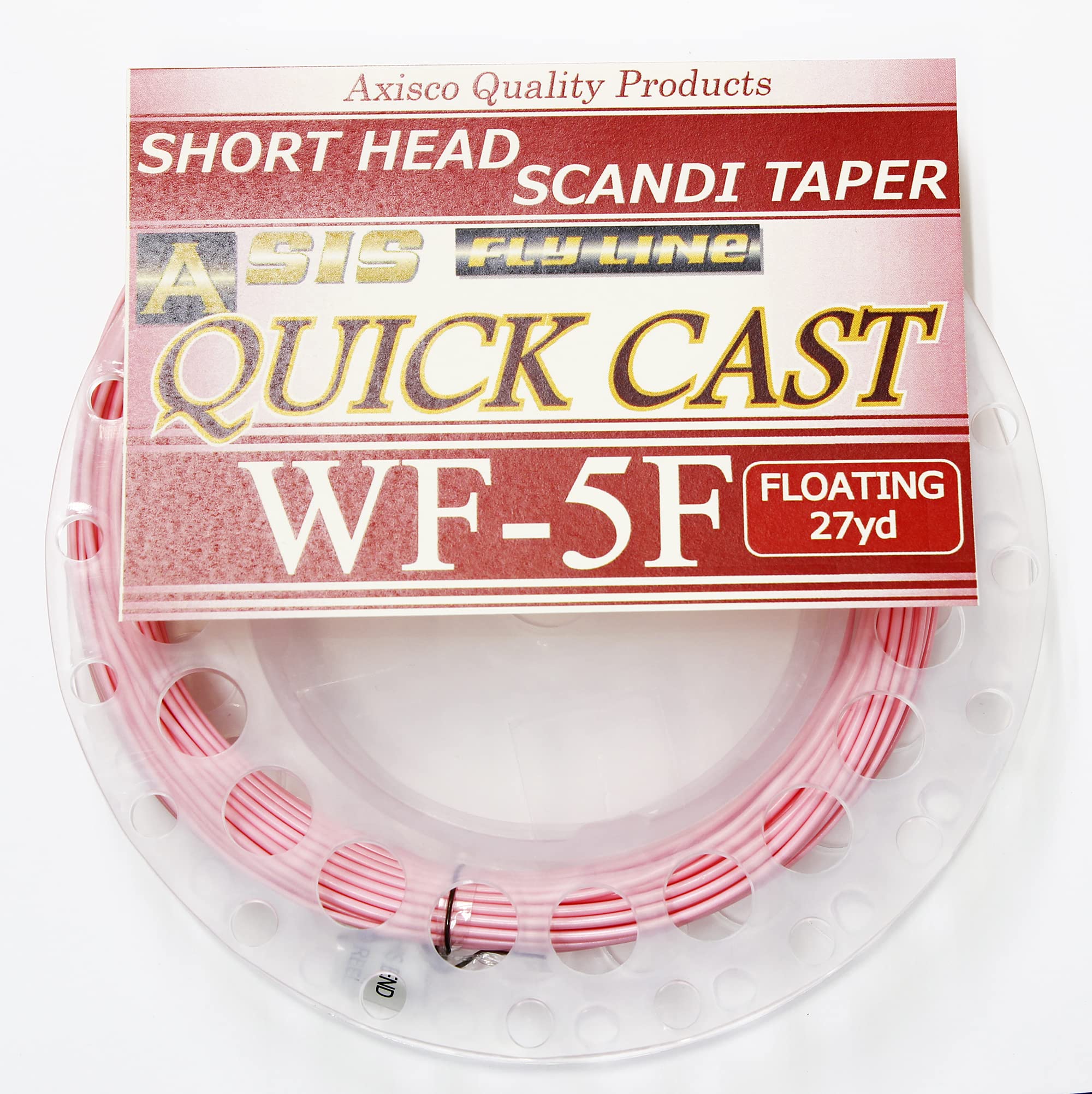 AXISCO Quickcast Fly Line WF-5F / Pink