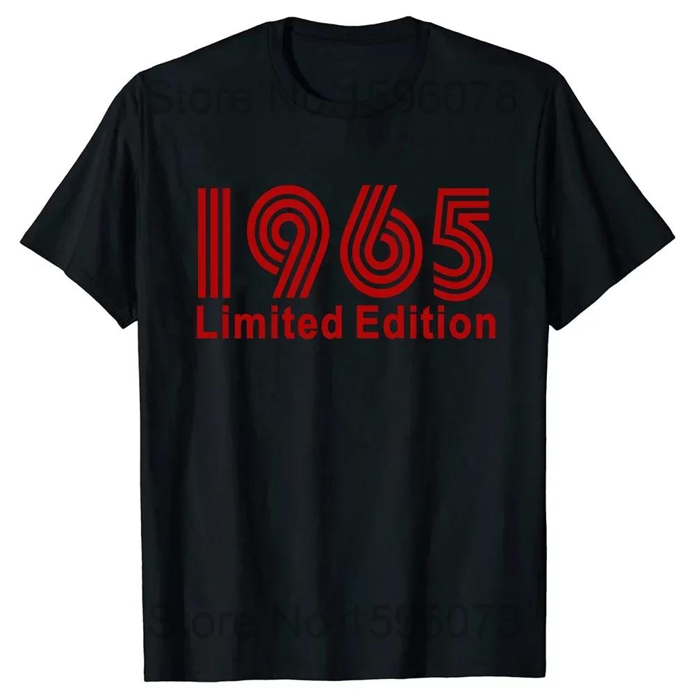 Cassette Vintage 1965 59th 59 Years Old Birthday Party Men T Shirts Limited Edition Retro Graphic Tee Cotton Classic T-shirts