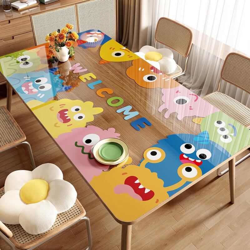 Dopamine Series Clear PVC Waterproof Table Mat