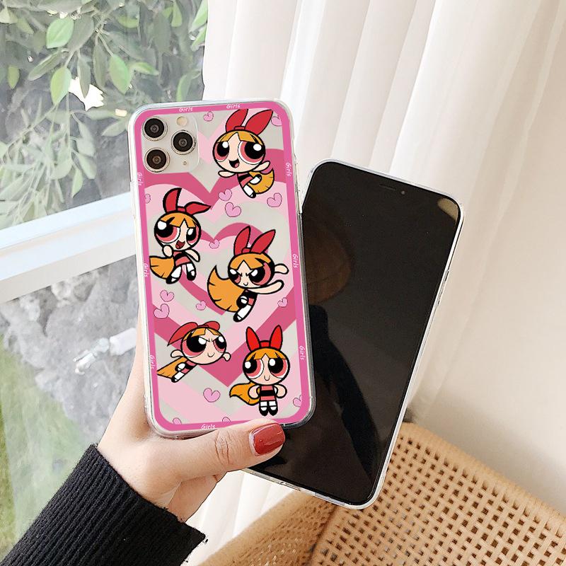 Per Samsung A12 A13 A32 A40 A41 A51 A50 A52 A53 A71 A72 A73 A70 A22 A23 A21S A31 A03 S A02S A10 A33 Custodia Trasparente con Simpatica Ragazza dei Cartoni Animati