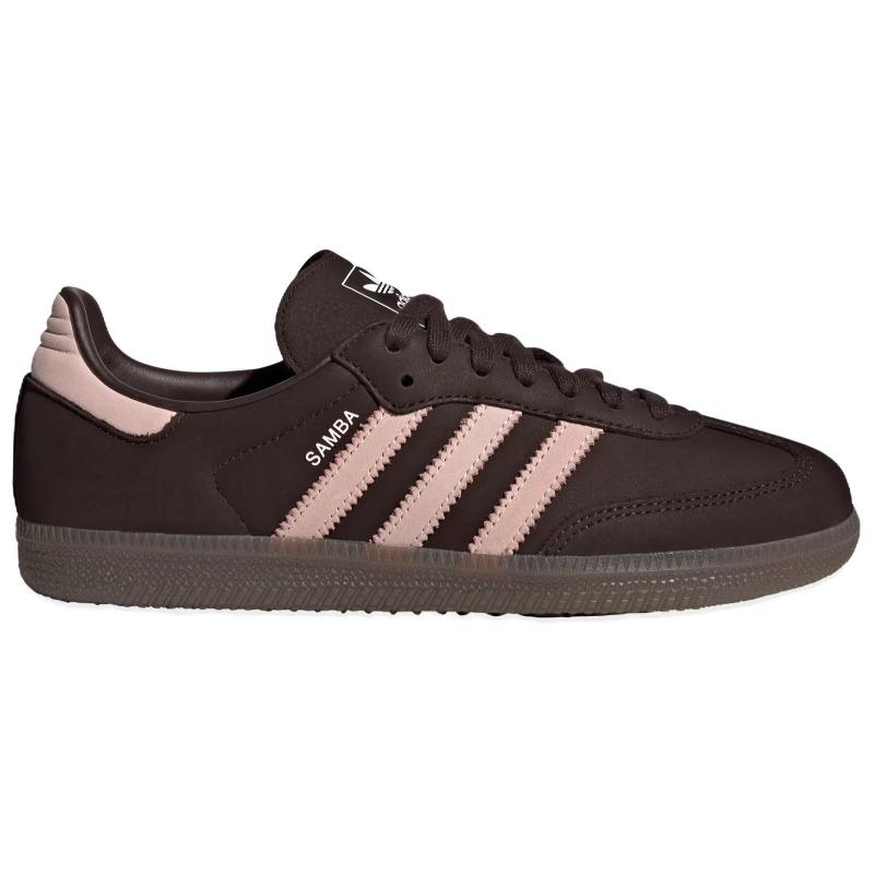 adidas Samba OG Aurora Coffee Sandrosa Weiß Damen Sneaker Braunes Schuhwerk-Weiß IH9166