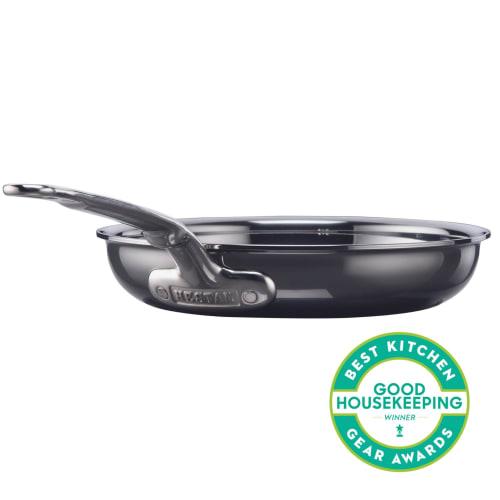 Meyer HTN-P22 22cm Stainless Steel Frying Pan with Titanium Coating, Induction Compatible, Made In Italy, "Hestan Nanobond