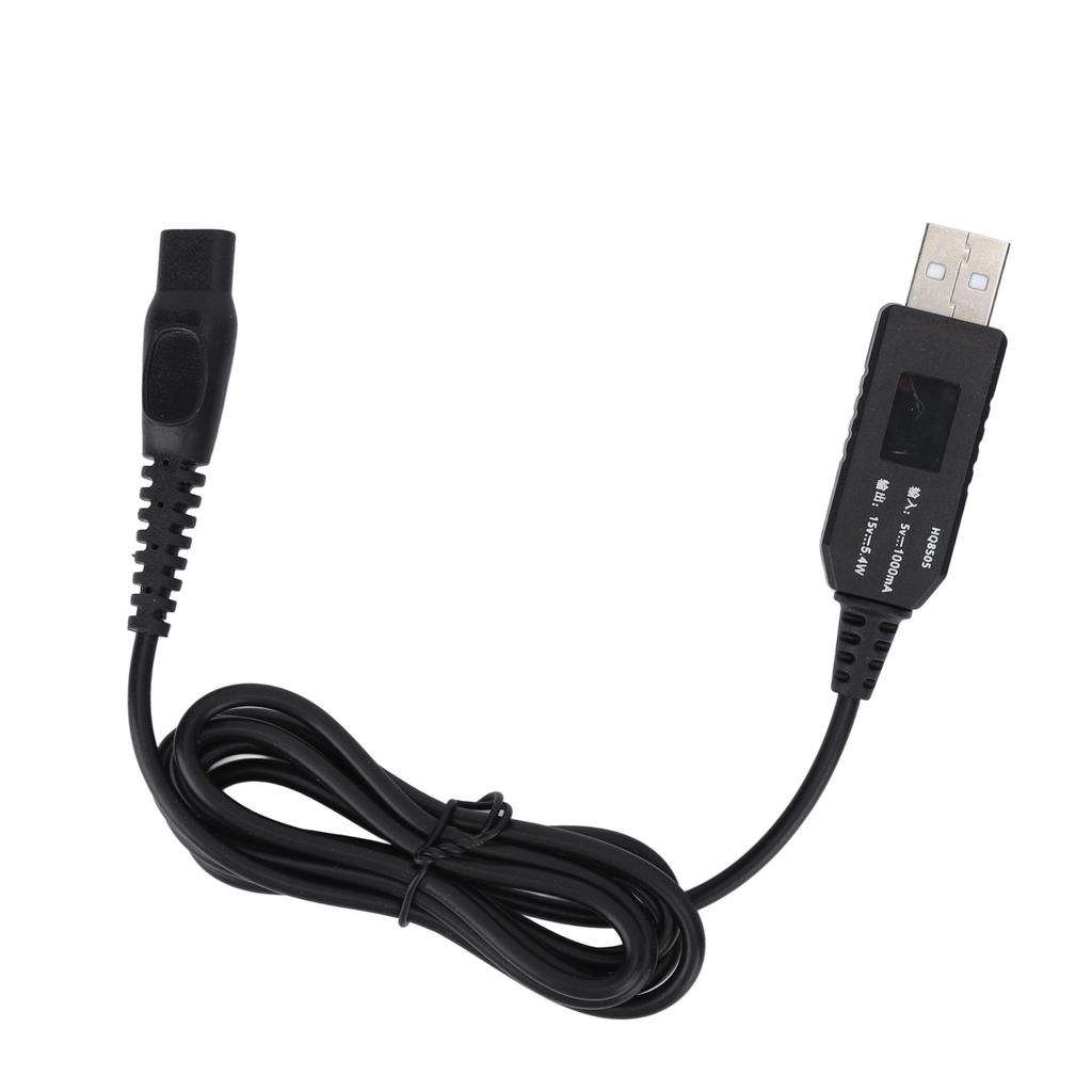 Electric Shaver Razor Charger Cord 15V Professional Beard Trimmer USB Charging Cable Fit for HQ8505