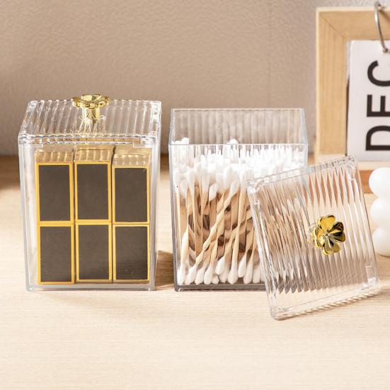 

3 шт., органайзеры для ватных тампонов, инструмент для глубокого хранения, прозрачная заколка для волос, чехол для хранения ювелирных изделий, защита от трещин, защита от трещин 3pcs