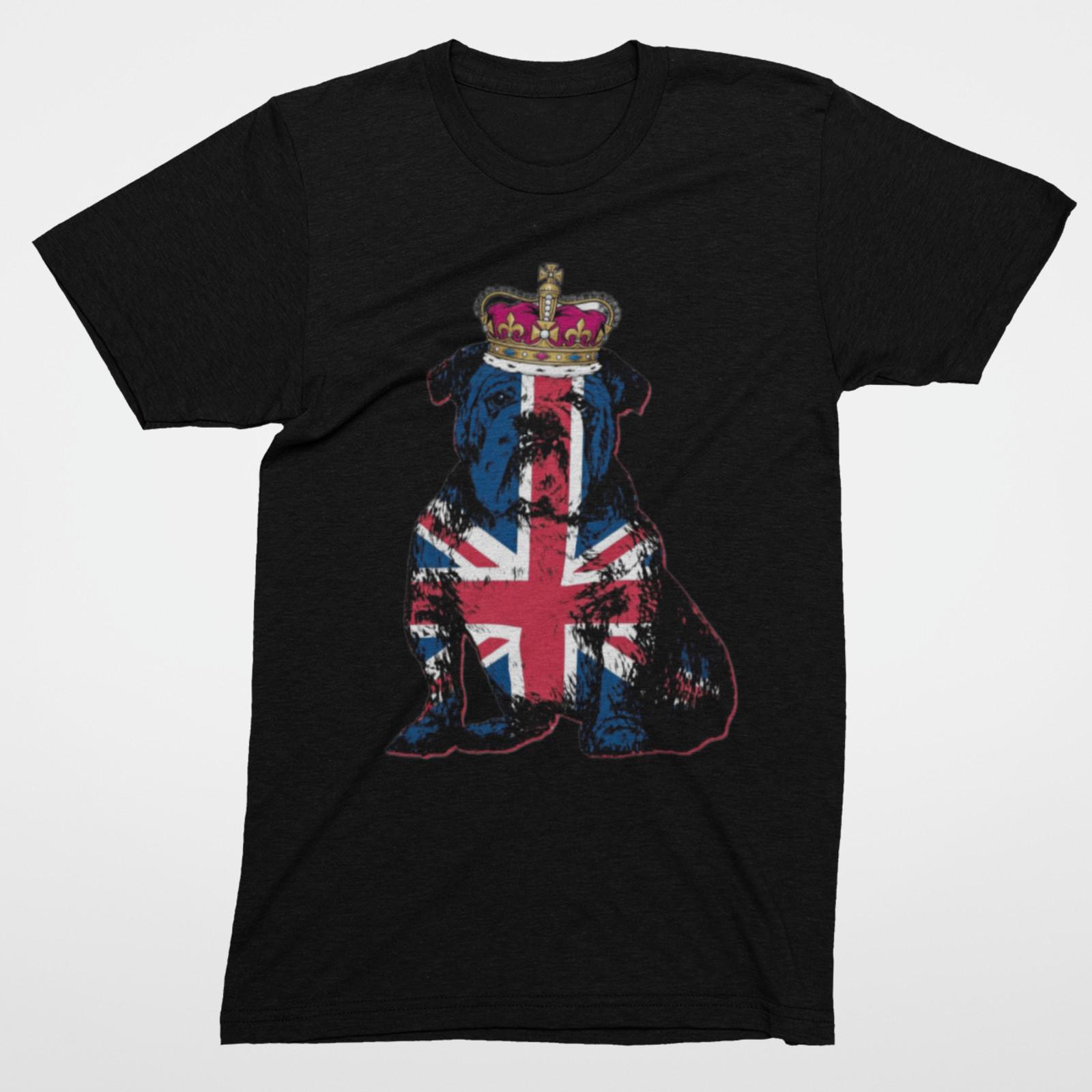 British Bulldog Crown Union Jack T-Shirt M