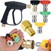 Zestaw 5 Dysz I Pistolet Do Myjki Ciśnieniowej – 300 Bar, 4350 PSI | Adapter Easy!Lock M22 | Do Elewacji I Pojazdów