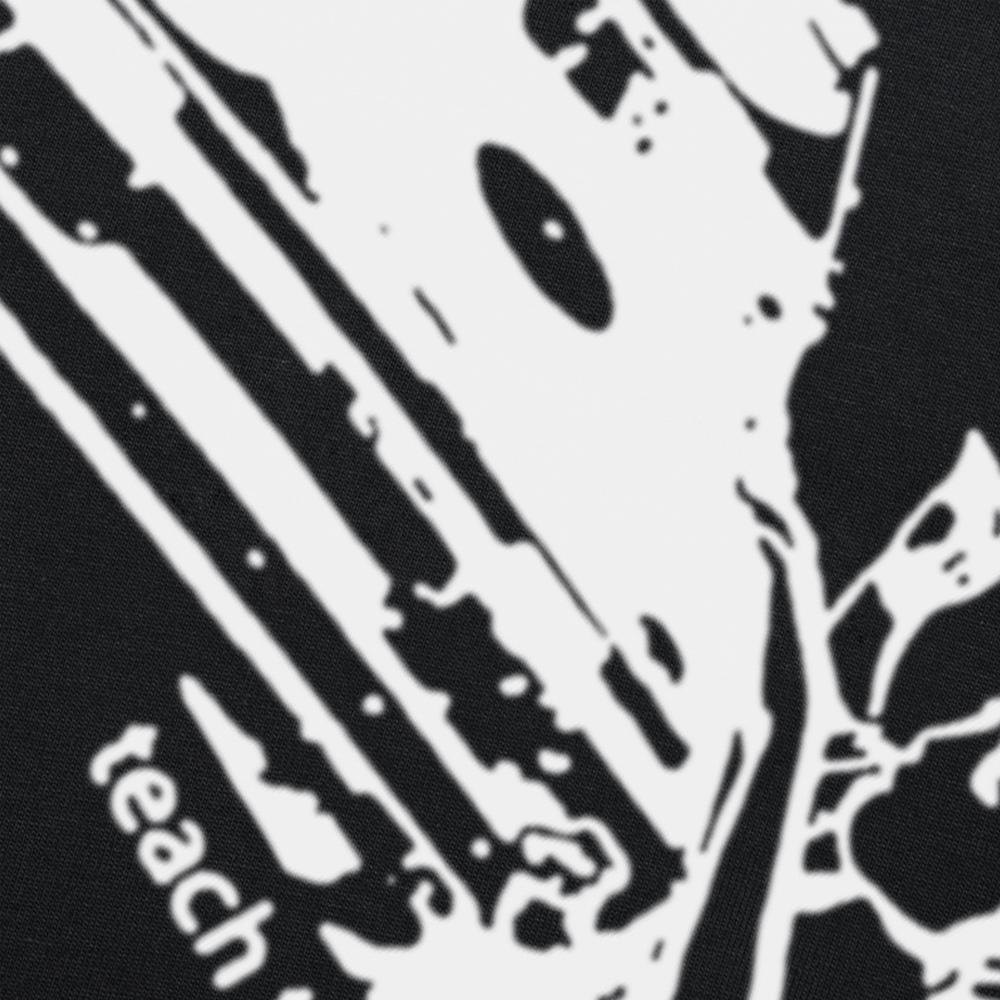 Lustige DJ Technics Teach Them Well Grafik T-Shirts Herren Damenmode Lässiges T-Shirt 100% Baumwolle Lockeres Oversized T-Shirt