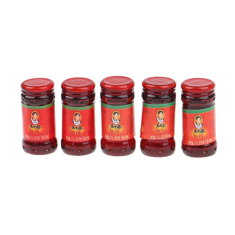5Pcs Dollhouse Miniature Condiment Model Mini Kitchen Decoration Accessories