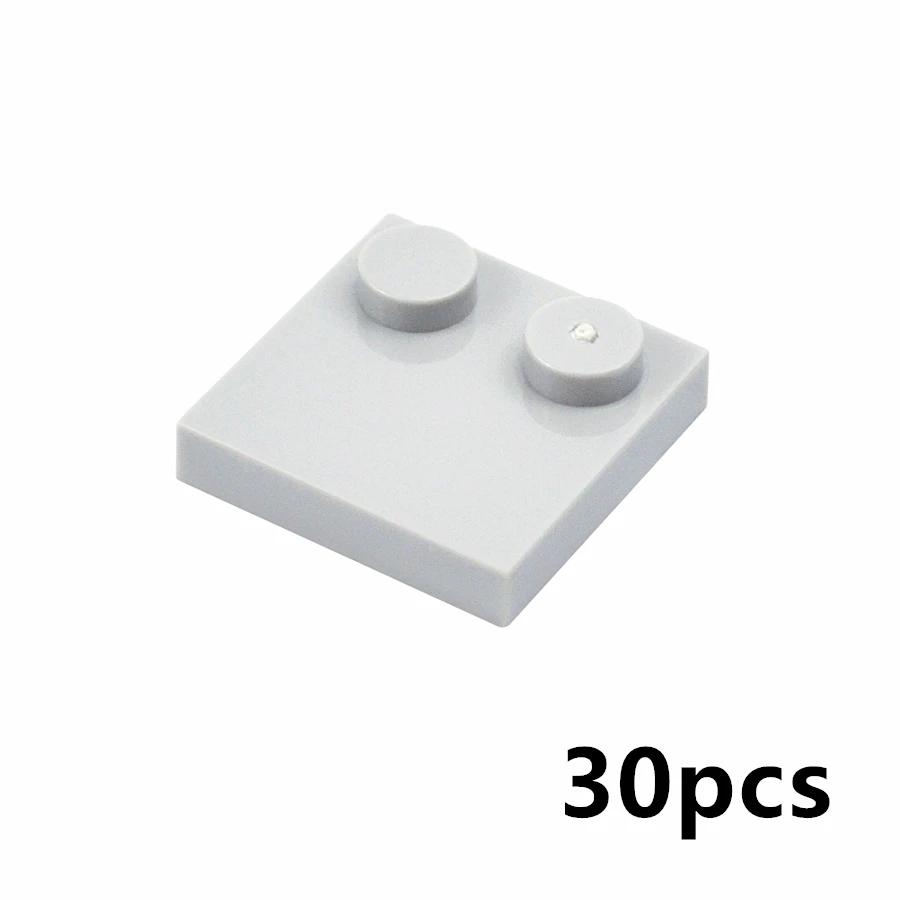 

DIY Building Blocks 30Pcs Plastic Plates 2x2 Modified 33909 Tile Accessories Thin Bricks MOC Compatible Educational Toys for Kid
