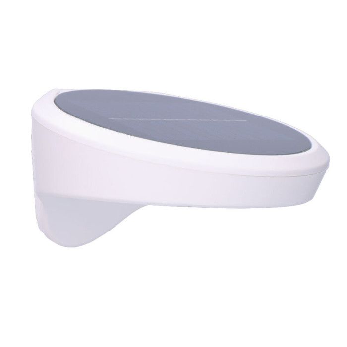Applique Solaire 1,8w 155lm 6 500k Avec Capteur Couleur Blanche Edm.