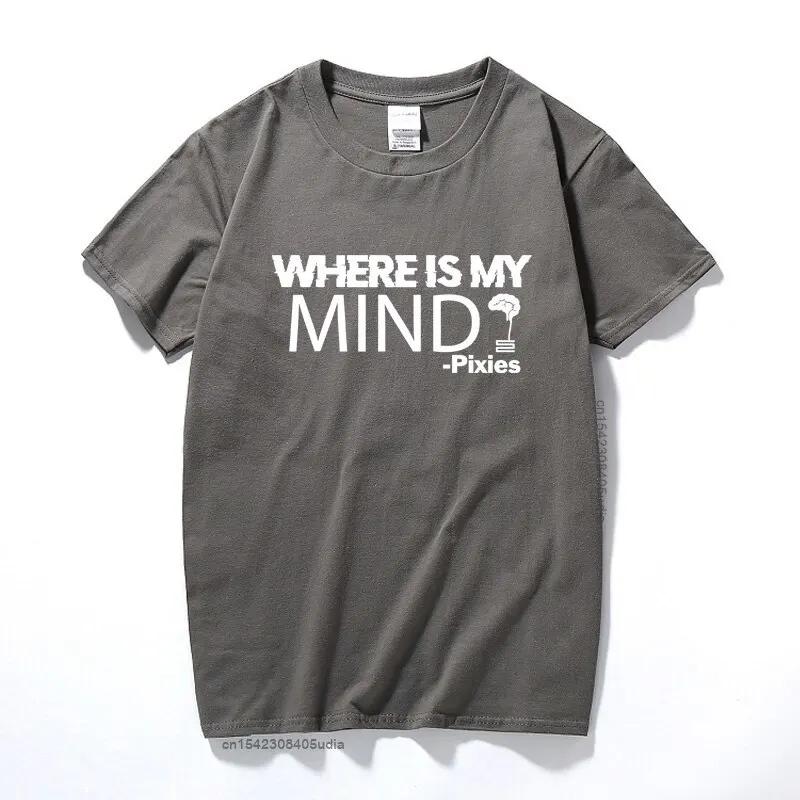 

Pixies Where Is My Mind T-Shirt Music Song Rock Band Festival Tour Unisex Tee New Summer Top Cotton T Shirt Men Euro Size 4XL