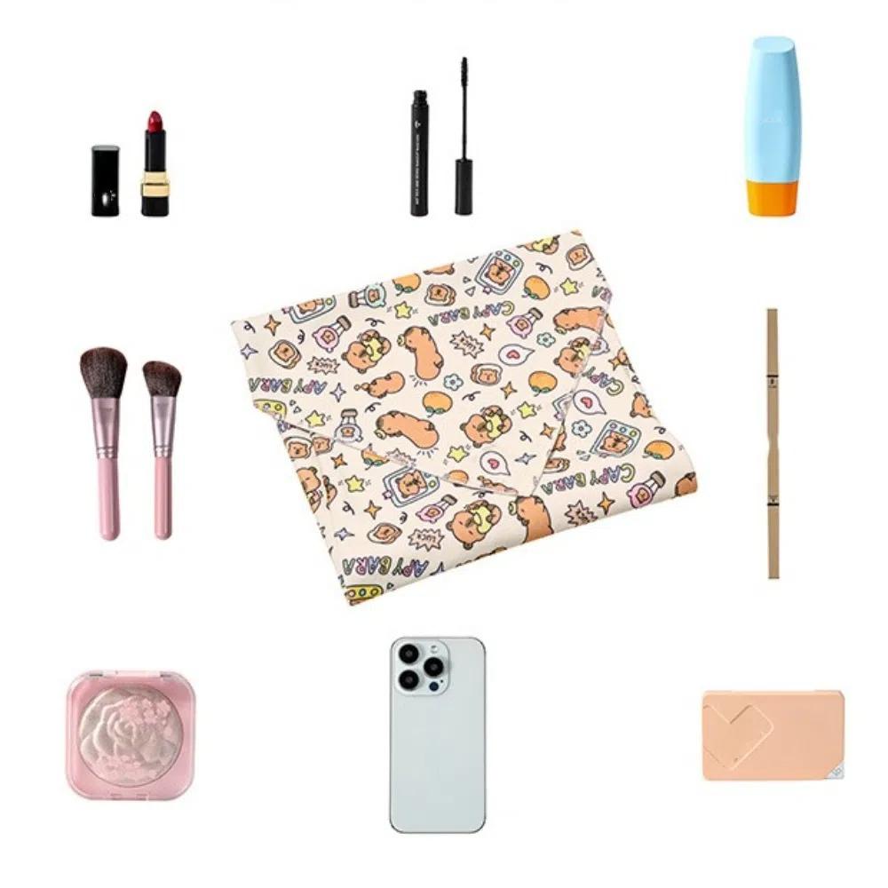 Cartoon Puppy Self-adhesive Camera Storage Bag Silk Cloth Camera Protective Wrap  Woman Girls