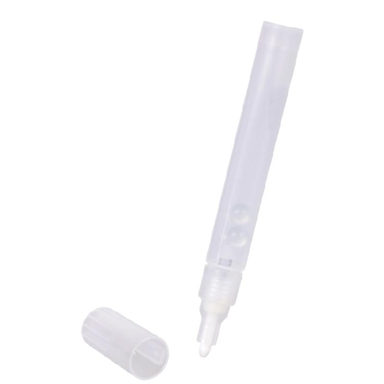 5 Stück Mehrzweck Leerer Acrylfarbmarker 4,5 mm Runde Spitze Klarer Stiftkörper Für Künstler Anfänger Malen Skizzieren