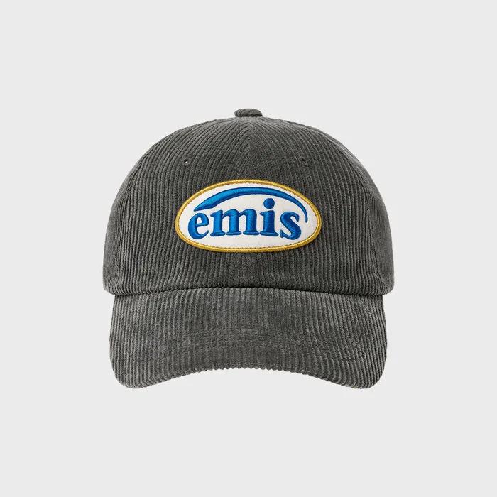 CORDUROY WAPPEN BASECAP (ERNEUERUNG)-HOLZKOHLE