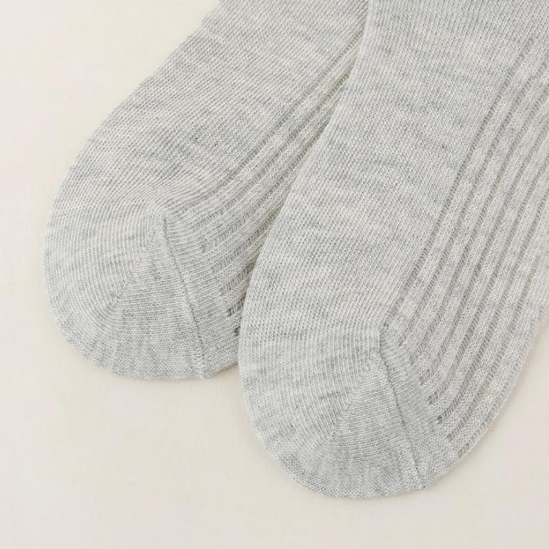 Thin Kid Girl Striped Mesh Knee High Socks Breathable Comfortable Calf Sock for Students Spring Summer Vertical Line Long Socks
