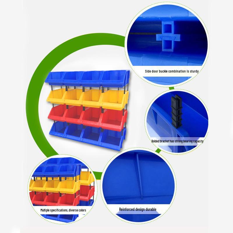 Slanted Mouth Plastic Storage Box for Screws and Tools – Classified Component Shelf