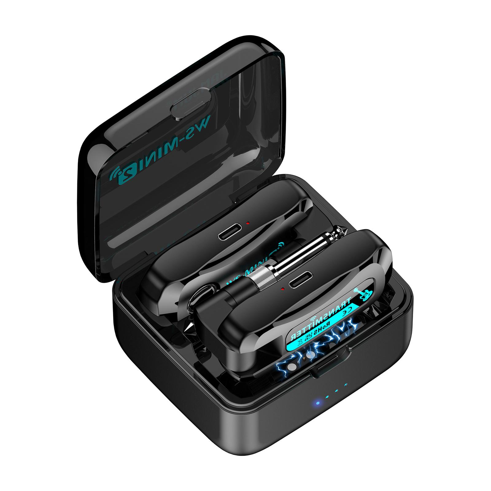 

Беспроводная система для гитары, время работы 6 часов, беспроводной передатчик и приемник для гитары, перезаряжаемая цифровая беспроводная система для гитары