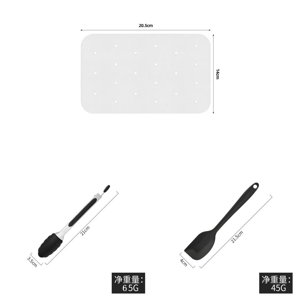 Accessori per friggitrice ad aria Ninja Af400uk Pentola interna in silicone Griglia Vassoio per vapore Set di utensili da cucina Per la cucina casalinga