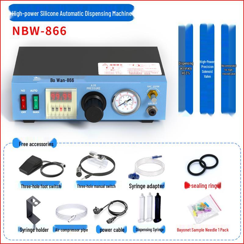 Lanbaowan Fully/Semi-Automatic UV/Silicone Potting & Dispensing Machine with Manual Controller