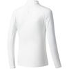 Anta Comfortable Solid Color Stand Collar Moisture Wicking Versatile Long Sleeve Knit Shirt Women Tops Paper-White 162520402-1