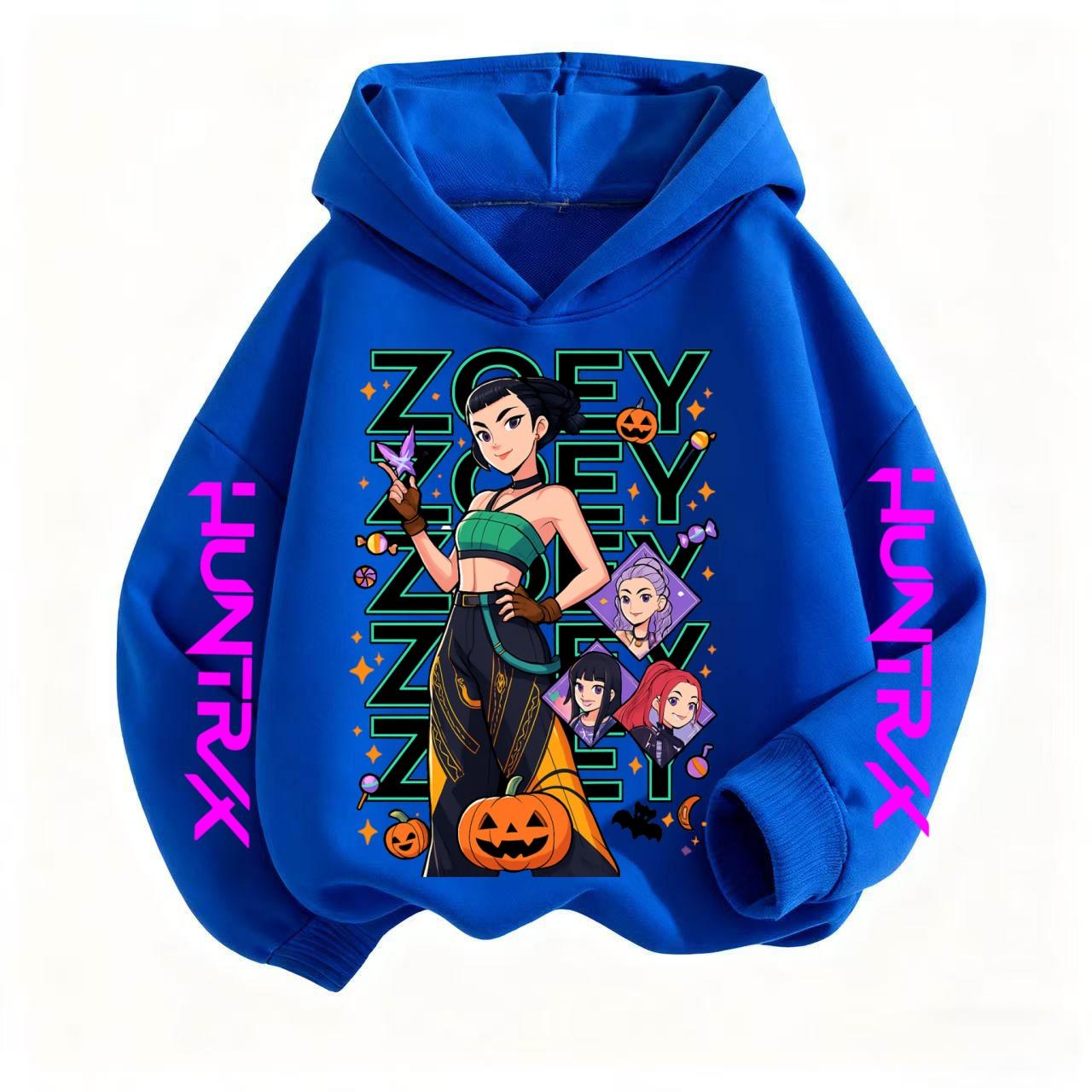 

KPop Devil Hunter Rumi Derpy Cartoon Girl Boy Hooded Sports Shirt Children s Fashion Casual Top Casual Girl Clothing 100