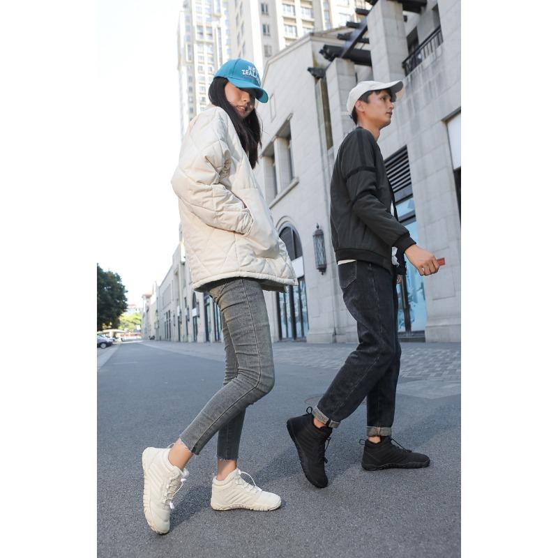 Winter Outdoor Snow Boots, Men and Women Wear Waterproof Non-slip Padded Thickened Warm New Couple Shoes