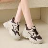 Dad Shoes Girl 2025 New Spring Shoes Show Feet Small and Lightweight Sneakers Thick Soles Increase the Height of Small People