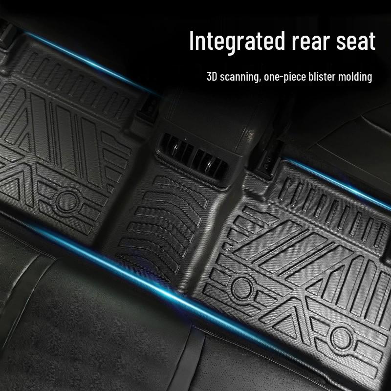 Mazda 25 EZ-60 Extended Range TPE Floor Mats & 3D All-Weather Trunk Mat with Starry Sky Blanket & Carbon Fiber Texture