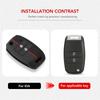 Silicone 2/3/4BT Flip Remote Car Key Shell For Kia Carens Ceed Rio Sportage Optima Sorento Cerato Soul Forte Seltos Fob Housing