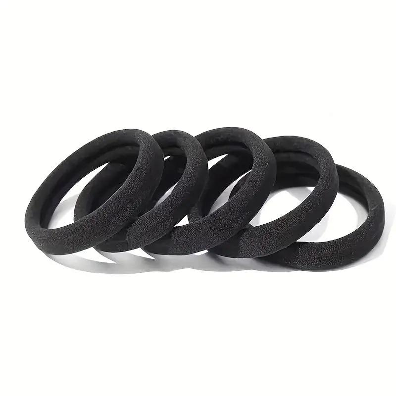 50/100pcs Black Hair Bands for Women Girls Hairband High Elastic Rubber Band Hair Ties Ponytail Holder Scrunchies Accessorie