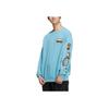 Adidas Neo Fleece-Lined Long Sleeve Crew Neck Sweatshirt Unisex Tops Vintage-Blue IA6847