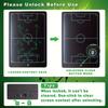 Tablette tactique d'entraînement de football et de basketball LCD 8,5/10 pouces, tableau marqueur électronique de stratégie pour entraîneur de football, entraînement sportif G