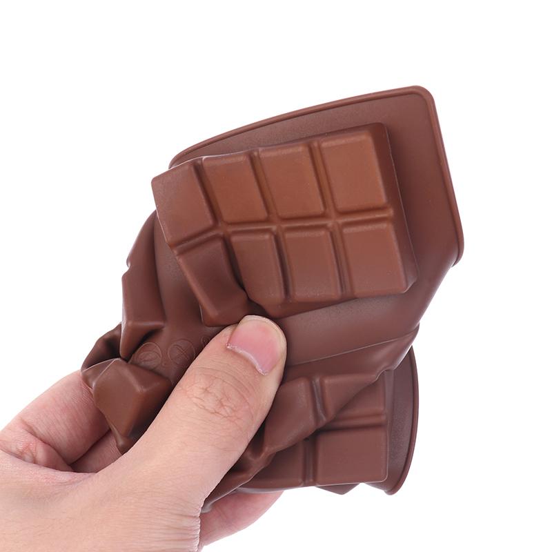 Rectangle Silicone Mold DIY Chocolate Candy Bar Break Apart Protein Engery Mould Wax Melt Fat Bomb Snack Kitchen Baking Tools