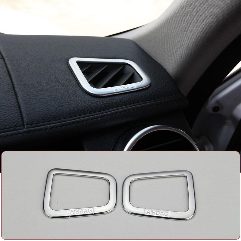 Chrome Interior Accessory Dashboard Air Outlet Sticker For Land Rover Discovery 4 LR4 2009-2016,Car Styling