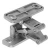 Stainless Steel Cabinet Door Hinges Heavy Duty Invisible Door Hinges Silent Concealed Hinge Furniture Hardware Accessories