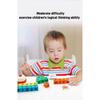 Carte Anglaise pour Enfants Montessori Blocs de Construction en Bois Lettres Anglaises Interaction Parent-Enfant Bataille d'Orthographe Jeux de Bureau