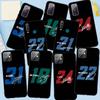 Custodia per telefono per Samsung Galaxy S25 S24 S23 iPhone 16 15 Xiaomi Redmi Note 14 13 12 16E X 11 Pro Max OPPO Moto F1 Numero No 21 31 18 24 Cover Super Car