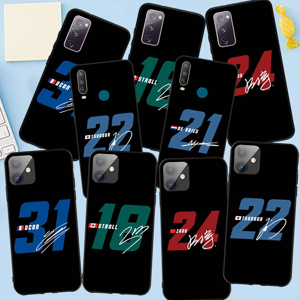 Custodia per telefono per Samsung Galaxy S25 S24 S23 iPhone 16 15 Xiaomi Redmi Note 14 13 12 16E X 11 Pro Max OPPO Moto F1 Numero No 21 31 18 24 Cover Super Car