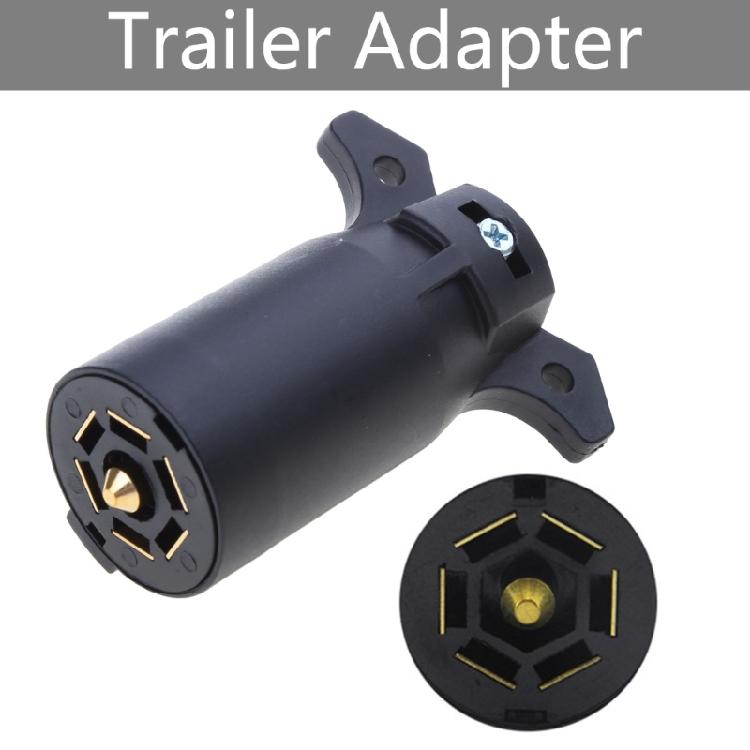 Waterproof 7 Pin Plug Trailer Caravan Electric Adapter Socket Connector