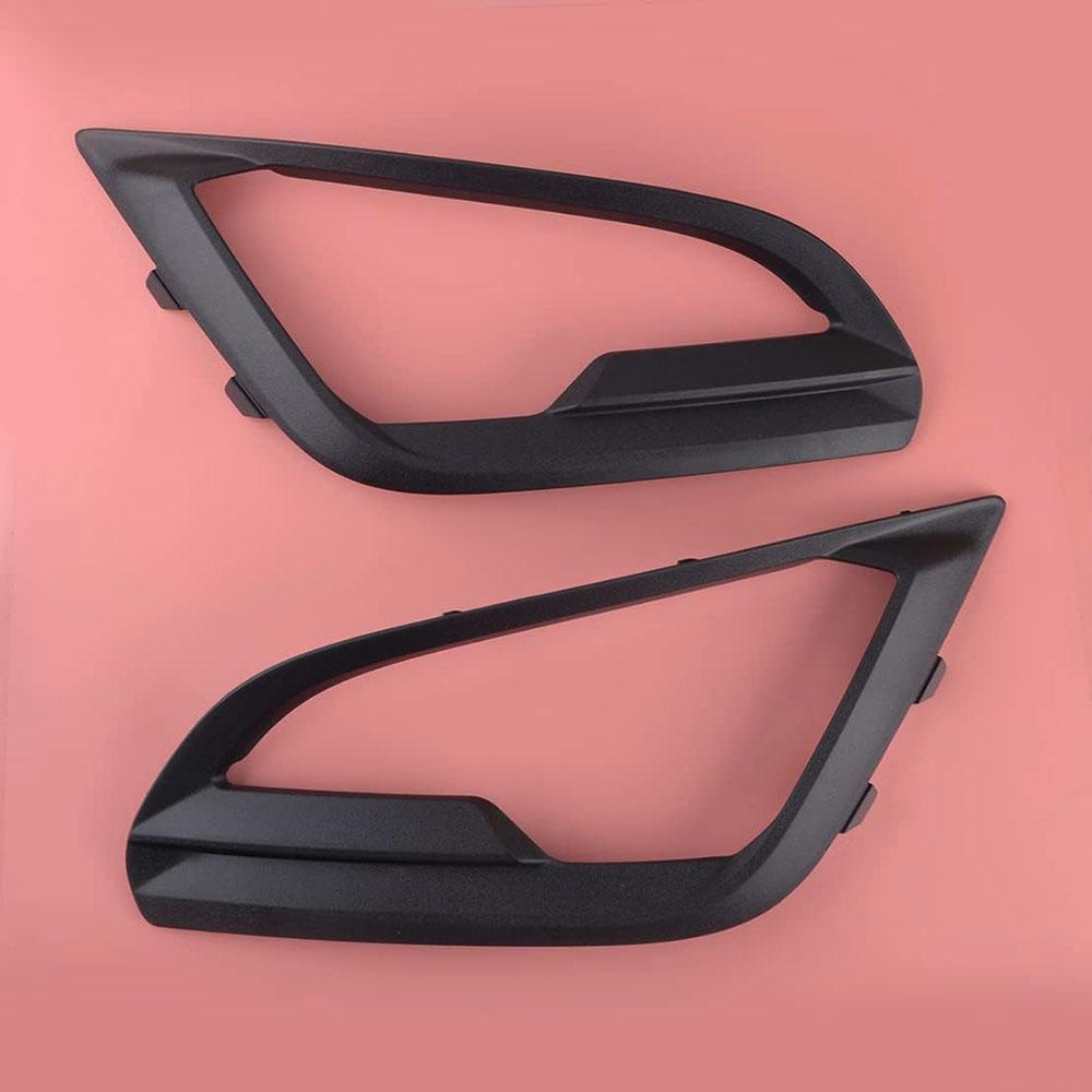 Car Front Left+Right Bumper Fog Light Lamp Bezels For Ford EcoSport 2018-2021