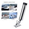Adjustable Marine Boat Stainless Steel Deck Mount Yacht Fishing Rod Tube Support