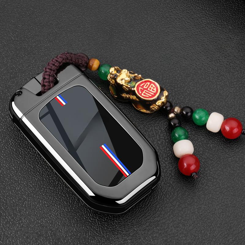AAALI1 Car Key Fob Pocket Cover Case For Honda CBE CR-V HR-V Accord Jade Crider Odyssey 2015- 2018 Remote Protector Accessories