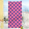 Fun Checkerboard Art Towel Soft Pool Gift For Travel Gym Shower Camping Quick Dry Sports Large Beach Towels