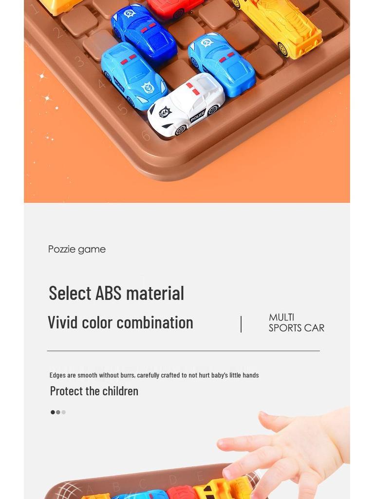 Kids’ Huarong Road Racing Car Puzzle: Math & Problem-Solving Challenge for Kindergarten