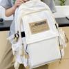 Schoolbag Backpack New Fashion Student Schoolbag Japanese Ins Simple Korean Version Junior High School Student College Backpack Wholesale
