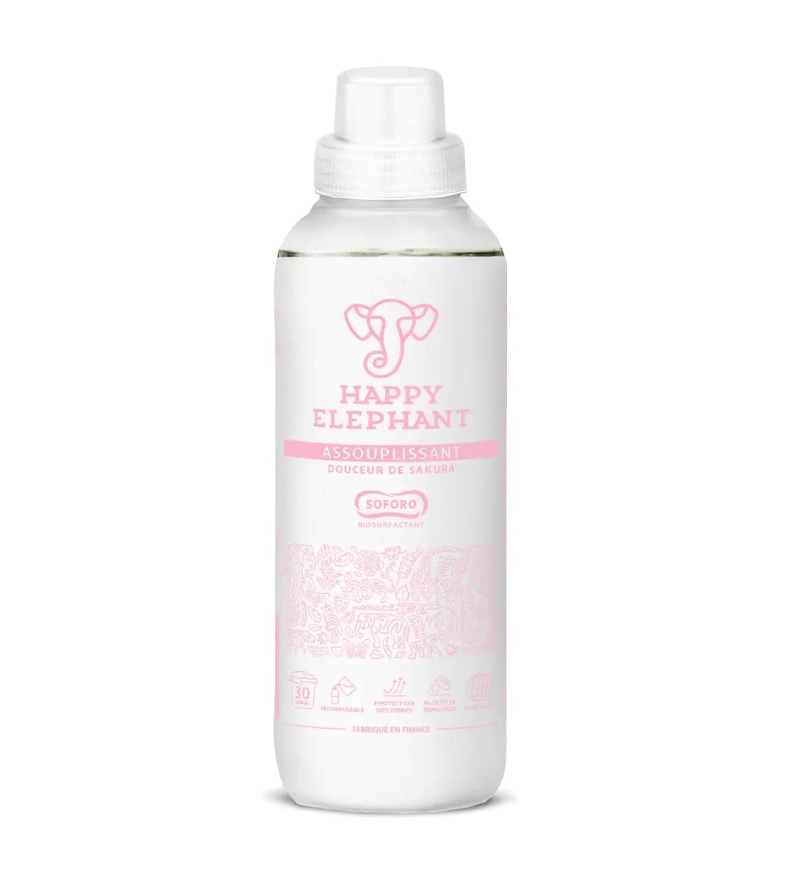 

Fabric conditioner with sakura Happy Elephant 750 ml