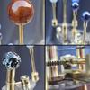 Vintage Decor Orrery Art Masterpiece Antique Decor, A Luxury and Unique Artwork One of a Kind Gift for Husband, with 7 Celestial Bodies