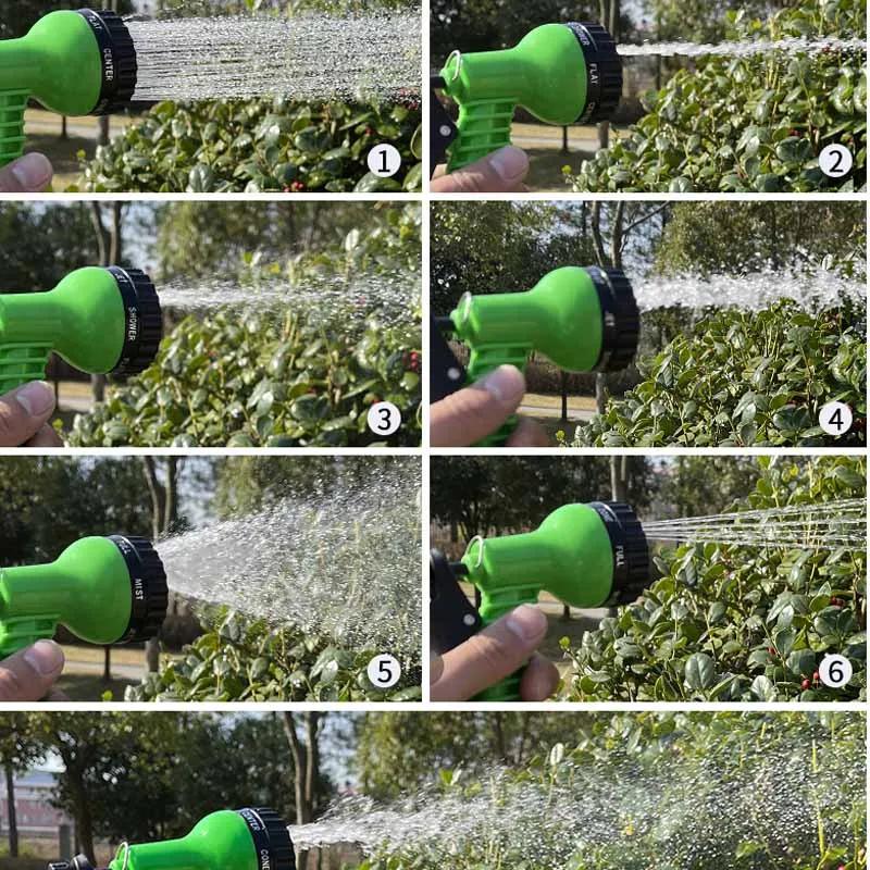 Home Garden Hoses High-Pressure Expandable Magic Hose Multi-Function Water Gun Sprayer Car Wash Pipe Home Garden Watering Hose