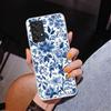 Blau-Weißes Porzellan Handyhülle für Samsung Galaxy A17 A37 A57 A16 A26 A36 A56 A15 A14 A13 A55 A54 A53 A35 A34 A33 A25 A24 A