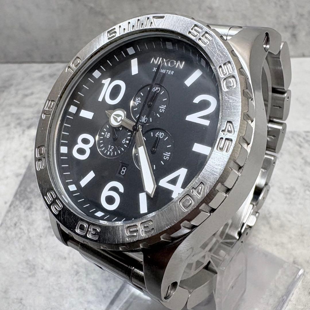 Б/у Операция NIXON 51-30 Хронограф Серебристый